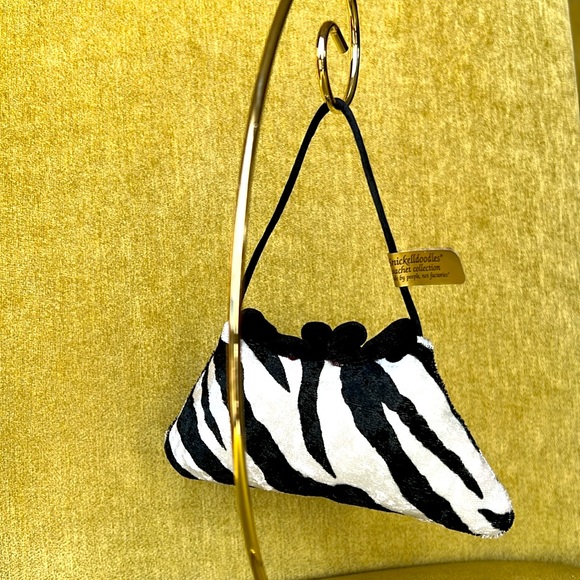 Zebra Print Plush Purse Ornament HP🎉 - Picture 4 of 11